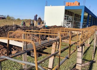 Cementerio: avanza la construcción de nuevos nichos