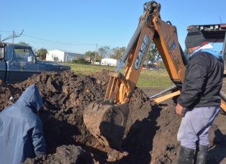 El municipio sigue trabajando en la ampliación de la red de cloacas