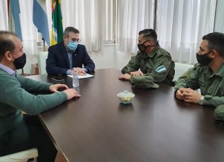 REUNIÓN CON GENDARMERÍA