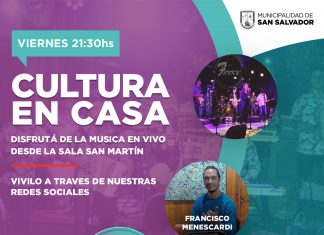 25/09/20 – Este viernes vuelve Cultura en Casa