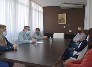 El municipio recibió a las autoridades de la Escuela N°10