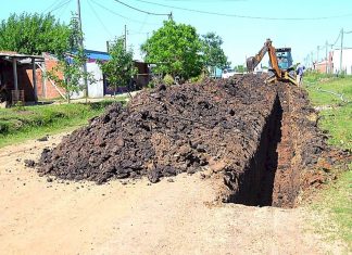 Servicios Sanitarios realizó tareas de extensión y mejora de la red de agua
