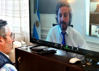 Desarrollo local: Larrarte participó de una videoconferencia con el Jefe de Gabinete y el Ministro de Salud de la Nación