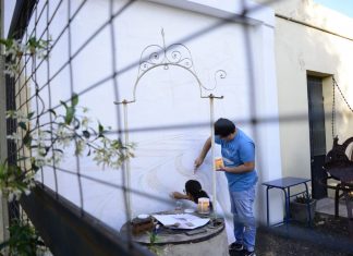 Mes del Arroz: Iniciaron los trabajos en el Mural del Museo
