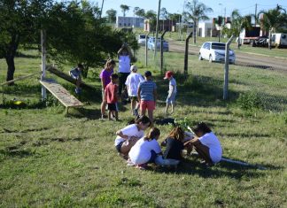 Junto al “Escuadrón Ecológico”, el Municipio plantó nuevas especies arbóreas en el Parque Nativo