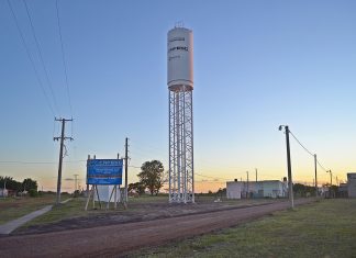 Llegó el nuevo tanque de agua para la zona sur de la ciudad