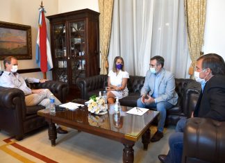 Larrarte y Berthet se reunieron con Bordet y Stratta