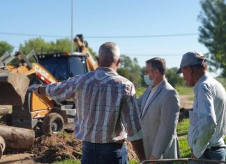 Cordón cuneta: el Municipio inició los trabajos en Barrio Norte