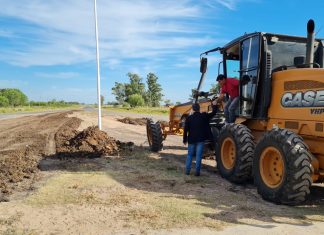 Larrarte recorrió distintos trabajos que se desarrollan en la ciudad