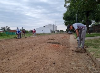 El municipio continúa con el plan de mantenimiento urbano