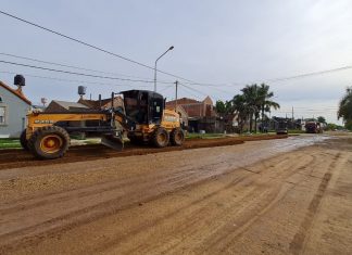 La Municipalidad en tu barrio: iniciaron los trabajos de enripiado en Barrio Jardín