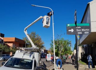Comenzó la instalación de las nuevas cámaras de videovigilancia