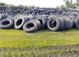 Se concretó el traslado de neumáticos y se llama a Licitación para la venta de material