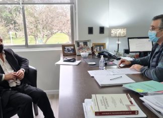 Agenda legislativa: Larrarte se reunió con el Presidente del Concejo Deliberante