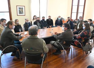 Larrarte y Berthet acompañaron al Gobernador en el anuncio de nuevas medidas para la producción