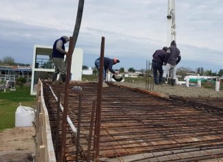La construcción de cuarenta nuevos nichos en el cementerio local ingresa a la etapa final.