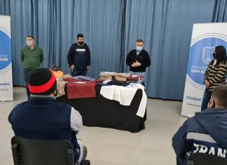 La Municipalidad concretó una nueva entrega de indumentaria a personal municipal