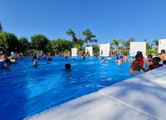 Con casi mil asistentes, pasó el primer fin de semana de pileta libre en el Natatorio Municipal