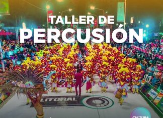 De cara a los corsos 2022, se realizará un Taller de Percusión