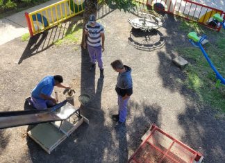 Mantenimiento en Parque Ferrocarril