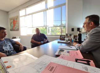 Deportes: Larrarte recibió a la nueva comisión directiva del CAPU