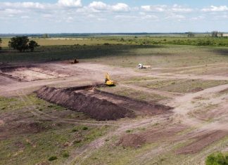 Comenzaron las excavaciones en las nuevas Lagunas Cloacales