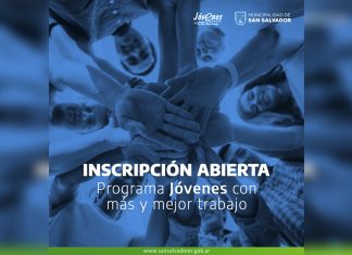 Se encuentra abierta la inscripción al Programa “Jóvenes con más y mejor trabajo”