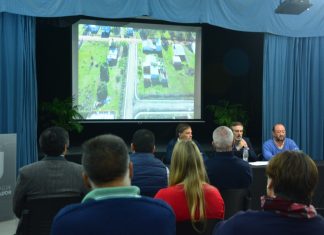 Larrarte realizó una presentación de obras e inversiones para el año en curso