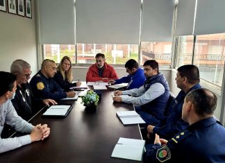 Para comenzar con la redacción de nuevos protocolos, se desarrolló una reunión de Defensa Civil