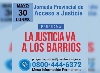 El Municipio acompaña el desarrollo del Programa «La Justicia Va a los Barrios»