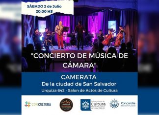 La Camerata de Cuerdas se presentará en Concordia
