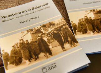 Nicolás Blanco presenta «Yo estuve en el Belgrano» en la Feria del Libro