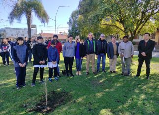 Se plantó un Ñandubay para conmemorar el Día del Árbol Entrerriano