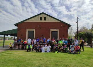 Con más de 40 ciclista, se desarrolló el Cicloturismo «Tierra de Palmares»