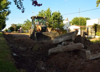 Remoción de Cordón Cuneta en Barrio San Miguel