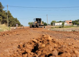 Se ultiman detalles de la apertura de la calle Raúl Alfonsín