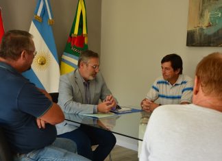 Larrarte recibió a representantes del sector arrocero e industrial