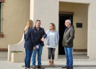 De cara a la Pavimentación de Calle Primero de Mayo, se analiza el funcionamiento de la Escuela Nº 5