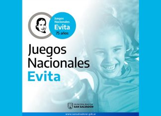 Se encuentran abiertas las inscripciones para participar de la instancia local de los Juegos Evita