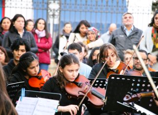 La Orquesta Municipal dió un Concierto en el Palacio Arruabarrena