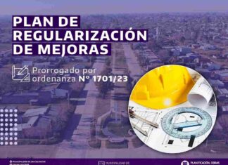 Plan de Regularización por Mejoras vigente hasta el 30 de junio