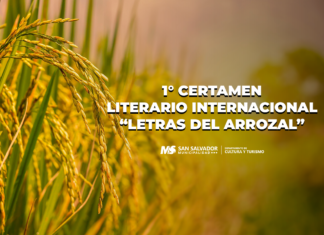 “Letras del Arrozal”, el 1° Certamen Literario Internacional de San Salvador