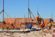 Avanzan las obras de 48 viviendas en la ciudad